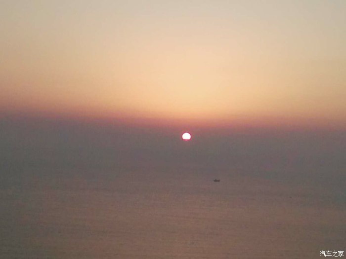 大鹿岛上看日出