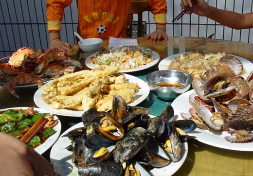 长海第一岛大长山特色海岛渔家宴