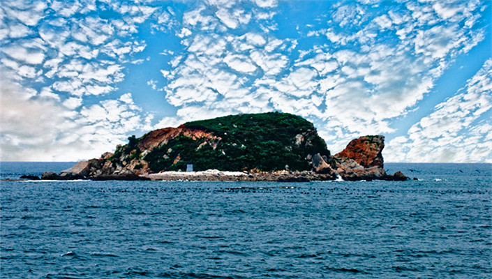 海王九岛的优美景色