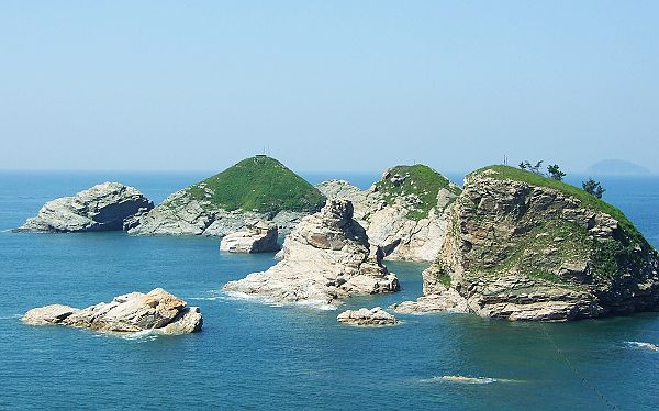 大连哈仙岛五虎石景区