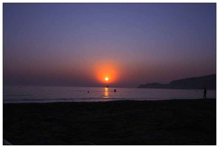 西中岛看夕阳