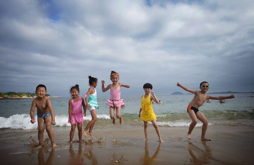 金海滩，俏浪花，趣童年 - 我们的瓜皮岛