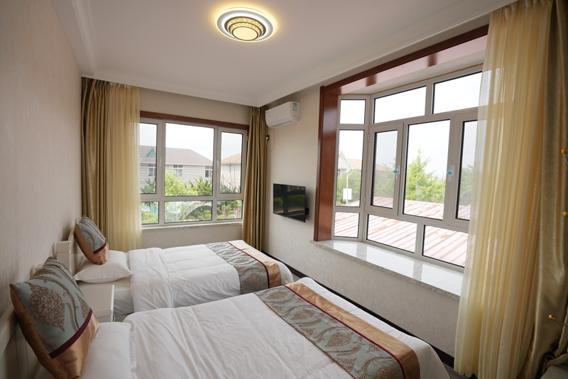 大长山岛黄金海岸浴场附近的五栋别墅客栈之一,个人觉得住宿条件超过